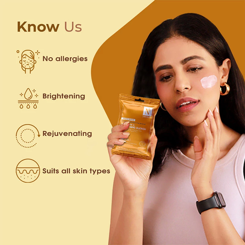 NutriGlow Advanced Organics Vitamin C Lightening Bleach, 20 g-2.webp